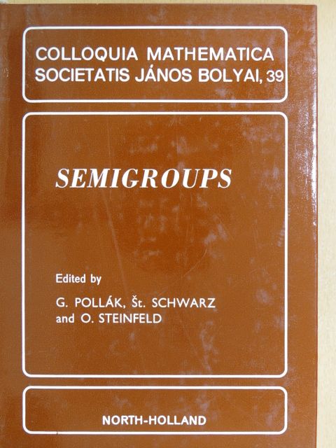 A. Cherubini - Semigroups [antikvár]