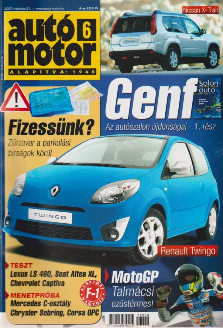 Szabó Róbert - Autó-Motor 2007. március 21. [antikvár]