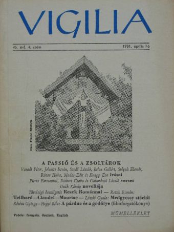Andrási Gábor - Vigilia 1981. április [antikvár]