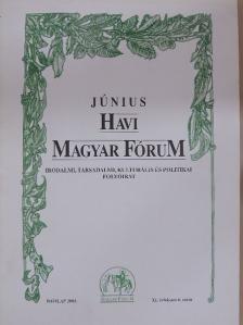 Budai Kulcsár János - Havi Magyar Fórum 2003. június [antikvár]