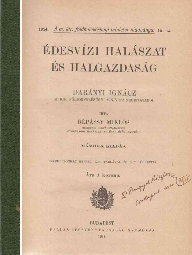 Répássy Miklós - Édesvízi halászat és halgazdaság [antikvár]
