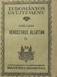 Dr. Soós Lajos - Rendszeres állattan II. [antikvár]