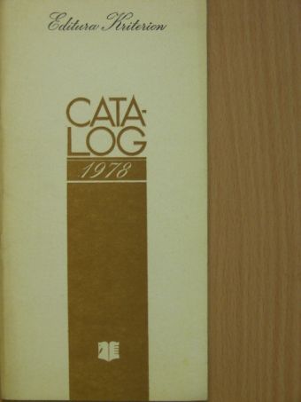 Kriterion katalógus 1978 [antikvár]