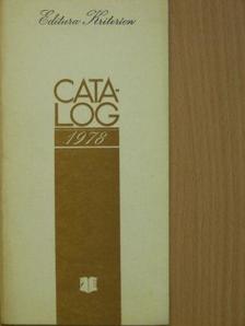 Kriterion katalógus 1978 [antikvár]