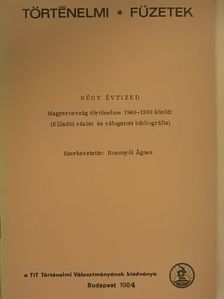 Négy évtized [antikvár]