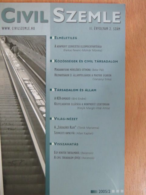 Allan Kaplan - Civil Szemle 2005/2. [antikvár]