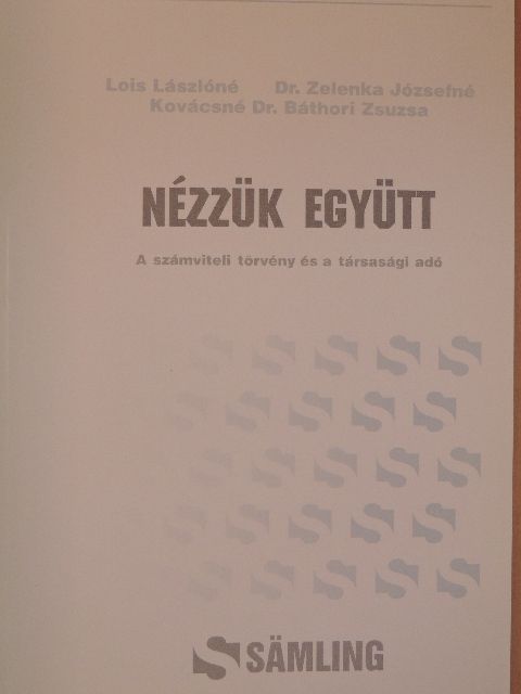 Dr. Zelenka Józsefné - Nézzük együtt [antikvár]