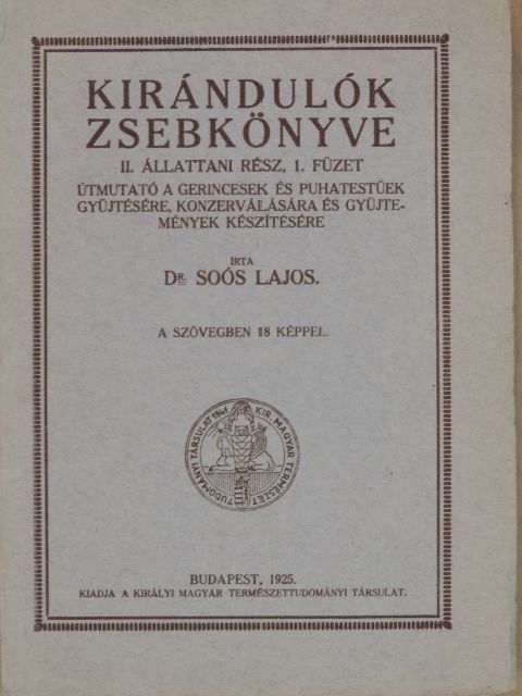 Csiki Ernő - Kirándulók zsebkönyve II/1. [antikvár]