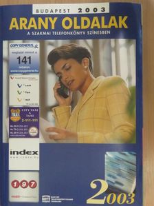 Arany Oldalak - Budapest 2003 [antikvár]