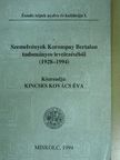 Szemelvények Korompay Bertalan tudományos levelezéséből [antikvár]