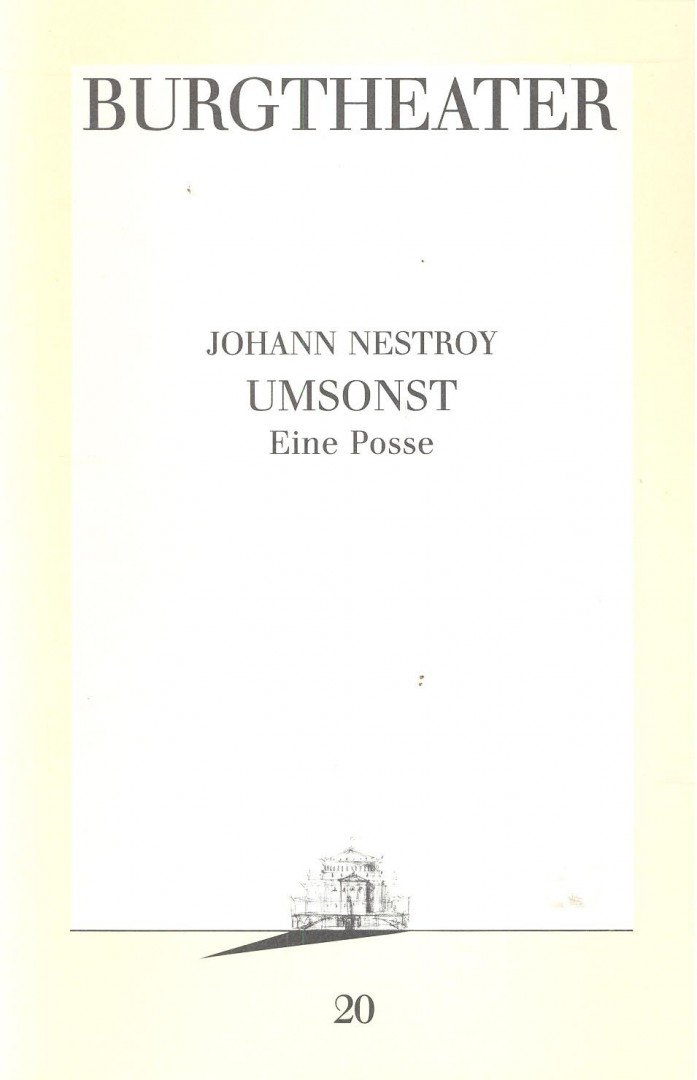 NESTROY, JOHANN - Umsonst [antikvár]