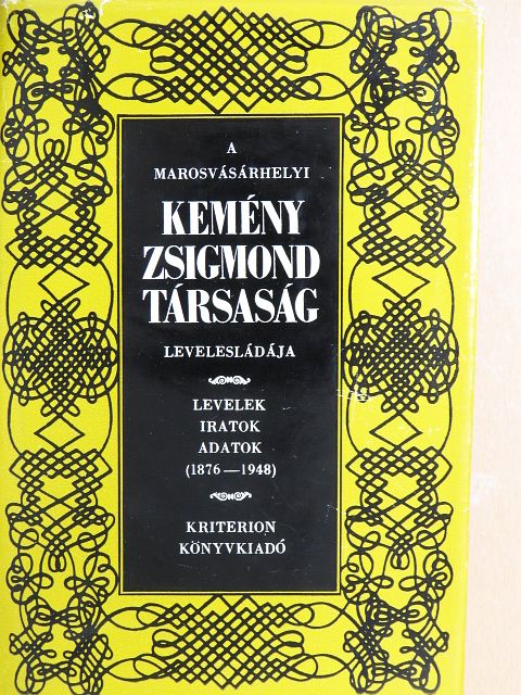 Dávid Gyula - A marosvásárhelyi Kemény Zsigmond Társaság levelesládája [antikvár]