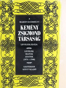Dávid Gyula - A marosvásárhelyi Kemény Zsigmond Társaság levelesládája [antikvár]