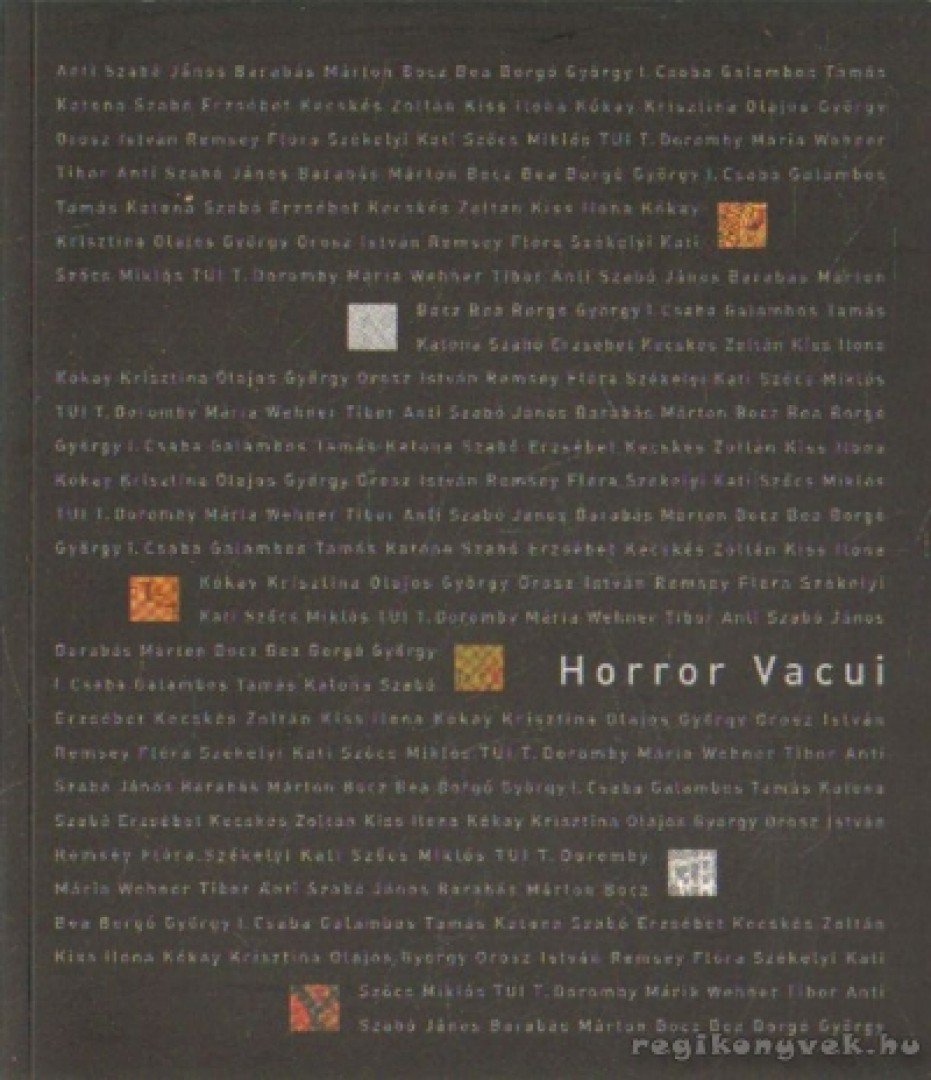 Horror vacui [antikvár]