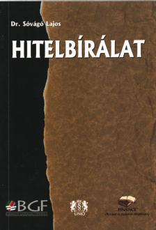 Dr. Sóvágó Lajos - Hitelbírálat [antikvár]