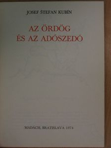 Josef Stefan Kubín - Az ördög és az adószedő [antikvár]