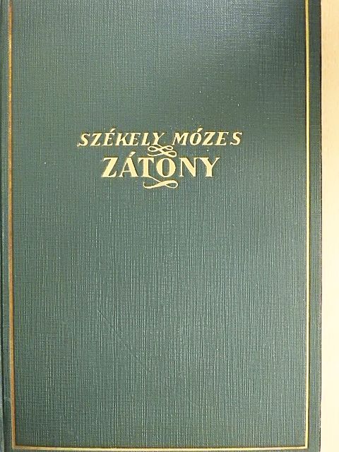 Székely Mózes - Zátony  [antikvár]
