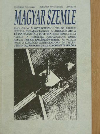 Anne-Marie Tartar Pál - Magyar Szemle 1997. március [antikvár]