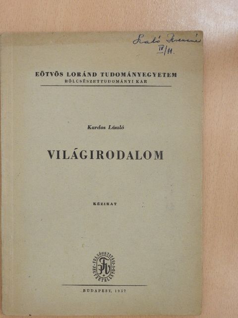 Kéry László - Világirodalom [antikvár]