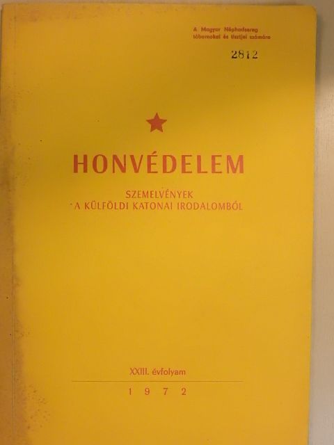 Angelo Pagoto - Honvédelem 1972/2. [antikvár]