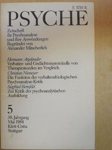 Christian Niemeyer - Psyche 5/1984. [antikvár]