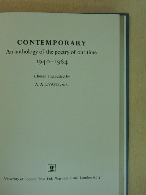 Contemporary [antikvár]