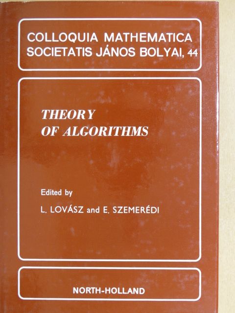 D. Z. Gevorkian - Theory of Algorithms [antikvár]