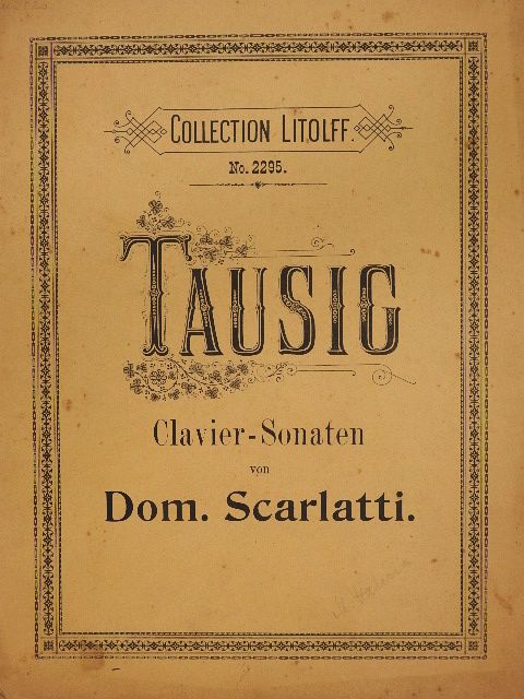 Carl Tausig - 5 Clavier-Sonaten [antikvár]