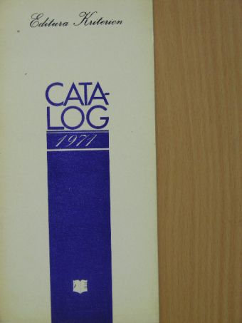 Kriterion katalógus 1971 [antikvár]