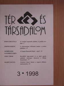 Buday-Sántha Attila - Tér és Társadalom 1998/3. [antikvár]