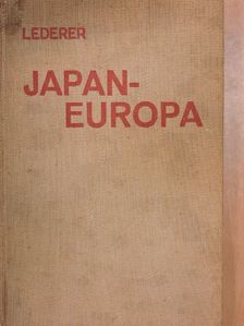 Emil Lederer - Japan-Europa [antikvár]