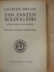 Laurids Bruun - Van Zanten boldog évei [antikvár]