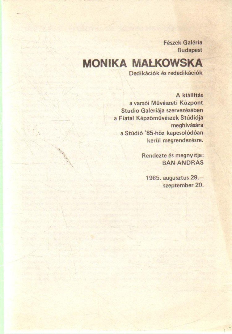 Taranienko, Zbigniew - Monika Malkowska: Dedikációk és rededikációk [antikvár]