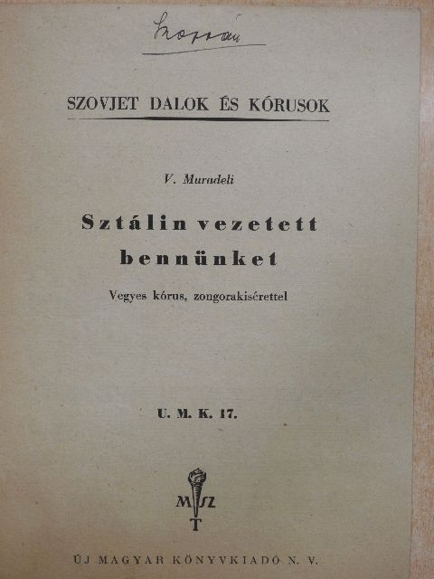 A. Szurkov - Sztálin vezetett bennünket [antikvár]