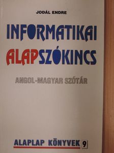Jodál Endre - Informatikai alapszókincs [antikvár]