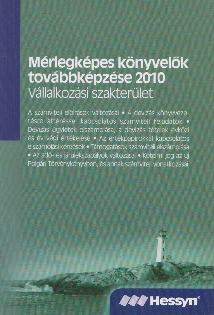 Sipos Petra - Mérlegképes könyvelők továbbképzése 2010 [antikvár]