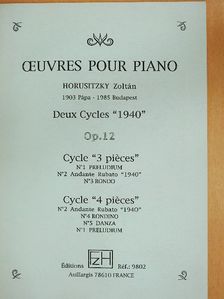 Horusitzky Zoltán - Oeuvres pour Piano [antikvár]