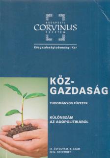 Trautmann László (szerk.) - Köz-gazdaság 2014. december [antikvár]