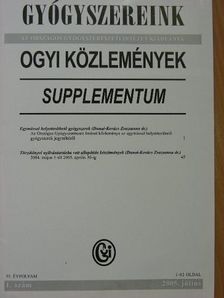Dr. Dunai-Kovács Zsuzsanna - Gyógyszereink 2005. július [antikvár]