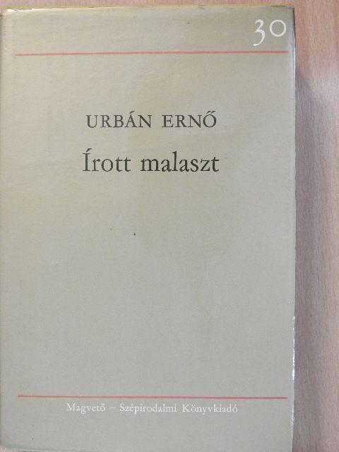 Urbán Ernő - Írott malaszt [antikvár]