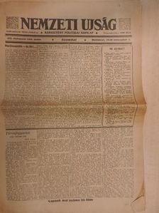 Endrődi Béla - Nemzeti Ujság 1930. november 1. [antikvár]