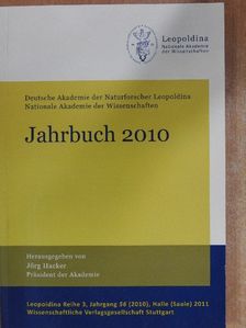 Deutsche Akademie der Naturforscher Leopoldina Nationale Akademie der Wissenschaften Jahrbuch 2010 [antikvár]