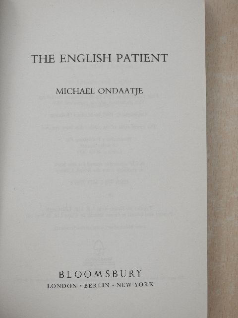 Michael Ondaatje - The English Patient [antikvár]