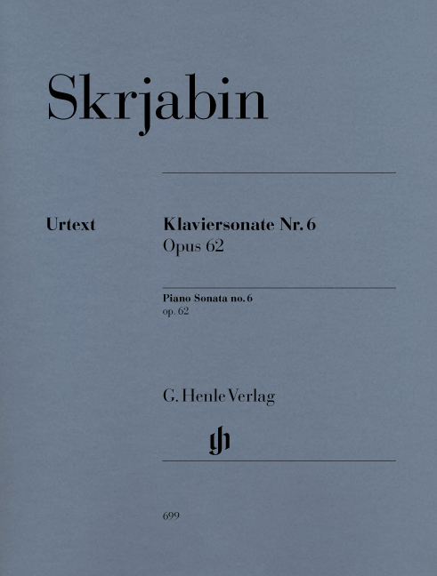 SKRJABIN - KLAVIERSONATE NR.6 OP.62 FÜR KLAVIER URTEXT