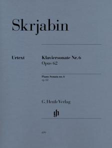 SKRJABIN - KLAVIERSONATE NR.6 OP.62 FÜR KLAVIER URTEXT