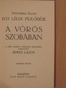 Strindberg Ágost - Egy lélek fejlődése III. [antikvár]
