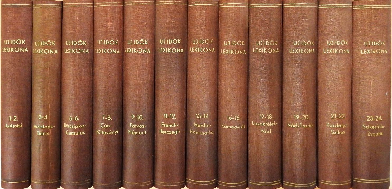 Uj idők lexikona 1-24. [antikvár]