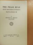 John E. Ricci - The Phase Rule and Heterogeneous Equilibrium [antikvár]