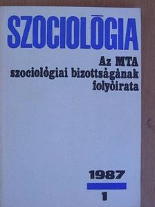 Bíró Dávid - Szociológia 1987/1. [antikvár]