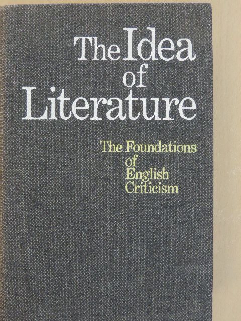 Edward Young - The Idea of Literature [antikvár]